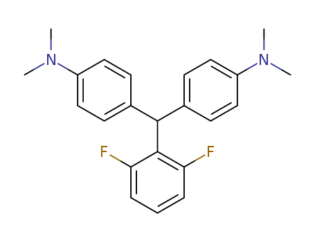 BIS-(4-N,N-DIMETHYLAMINO-PHENYL)-(2,6-DIFLUORO-PHENYL)METHANE