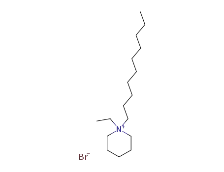 Molecular Structure of 23489-03-4 (1-decyl-1-ethylpiperidinium bromide)