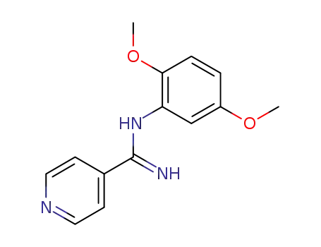 Isonicotinamidine, N-(2,5-dimethoxyphenyl)-