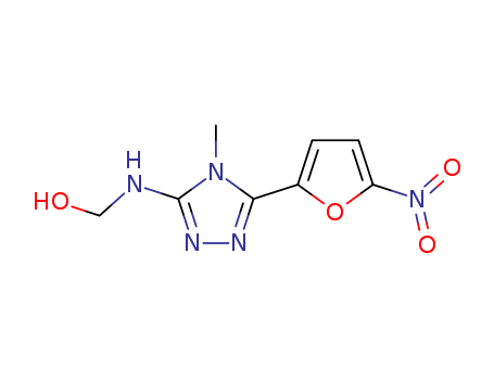 3-(HYDROXYMETHYLAMINO)-4-METHYL-5-(5-NITRO-2-FURYL)-S-TRIAZOLE