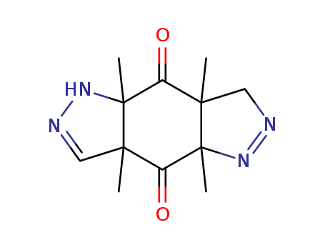 Benzo[1,2-c:4,5-c']dipyrazole-4,8(1H,7H)-dione,3a,4a,7a,8a-tetrahydro-3a,4a,7a,8a-tetramethyl- cas  23585-22-0
