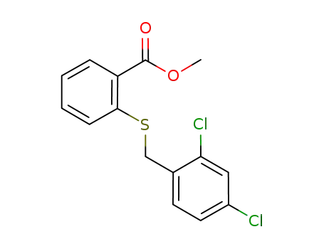 METHYL 2-[(2,4-DICHLOROBENZYL)SULFANYL]벤젠카르복실레이트