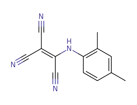 Molecular Structure of 23957-67-7 (2-(2,4-Xylidino)-1,1,2-ethenetricarbonitrile)