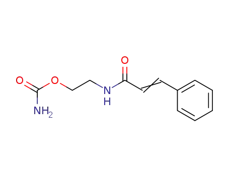 Molecular Structure of 30687-12-8 (N-[2-[(Aminocarbonyl)oxy]ethyl]-3-phenylpropenamide)