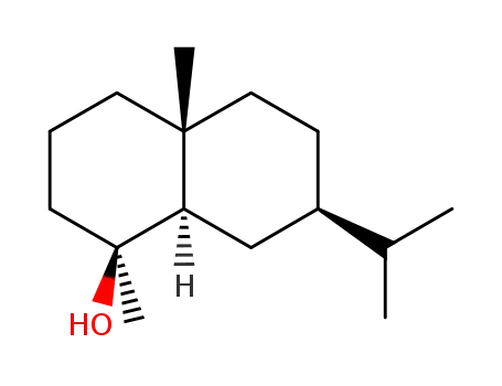 Molecular Structure of 13902-67-5 (4a(R)-1c-Hydroxy-1t,4ar-dimethyl-7c-isopropyl-trans-decalin)