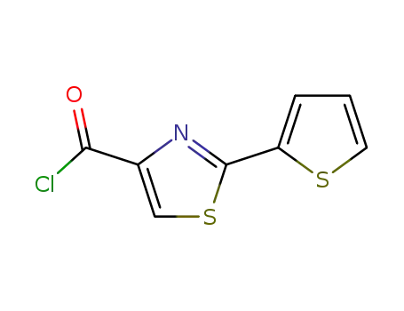 Molecular Structure of 306934-98-5 (2-(2-THIENYL)-1,3-THIAZOLE-4-CARBONYL CHLORIDE)