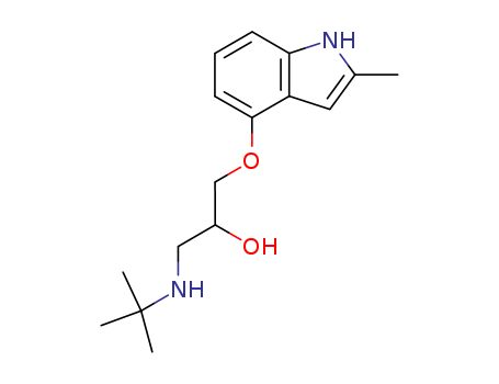 4-(2-HYDROXY-3-TERT-BUTYLAMINOPROPOXY)-2-METHYLINDOLE