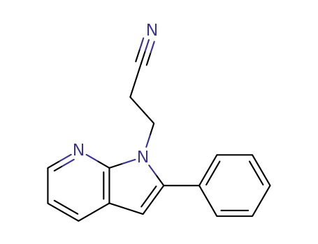2-페닐-1H-피롤로[2,3-b]피리딘-1-프로피오노니트릴