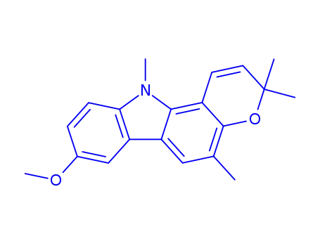 8-Methoxy-3,3,5,11-tetramethyl-3,11-dihydropyrano[3,2-a]carbazole