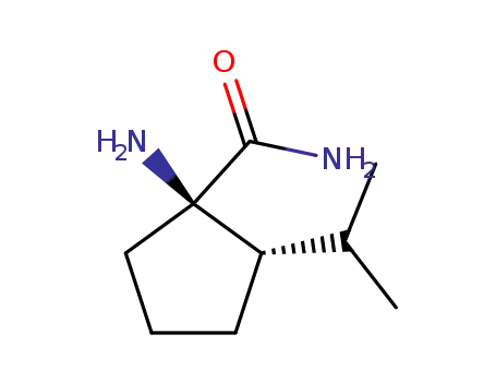 사이클로펜탄카복사미드, 1-아미노-2-(1-메틸에틸)-, (1R,2S)-(9CI)