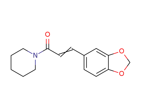 Piperidine, 1-(3-(1,3-benzodioxol-5-yl)-1-oxo-2-propenyl)-