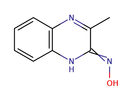 Molecular Structure of 23468-79-3 (2(1H)-Quinoxalinone,3-methyl-,oxime(8CI,9CI))