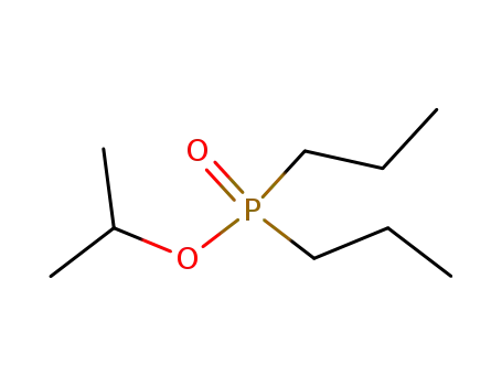 Molecular Structure of 23887-13-0 (propan-2-yl dipropylphosphinate)