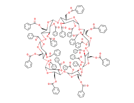 Molecular Structure of 23666-43-5 (HEPTAKIS-(2 3 6-TRI-O-BENZOYL)--CY)