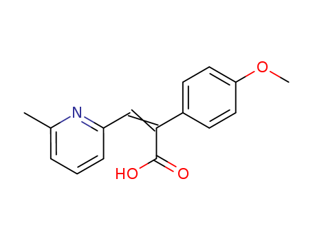 Benzeneacetic acid,4-methoxy-a-[(6-methyl-2-pyridinyl)methylene]- cas  23877-48-7