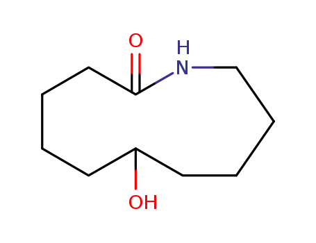 Molecular Structure of 23435-00-9 (7-Hydroxy-1-azacycloundecan-2-one)