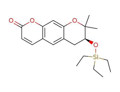 (S)-7,8-dihydro-8,8-dimethyl-7-triethylsilyloxy-6H-pyrano[3,2-g]chromen-2-one