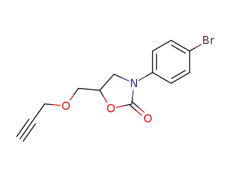 3-(4-Bromophenyl)-5-(2-propynyloxymethyl)oxazolidin-2-one