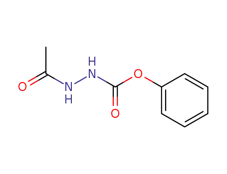 Molecular Structure of 51430-95-6 (<i>N</i>'-acetyl-hydrazinecarboxylic acid phenyl ester)