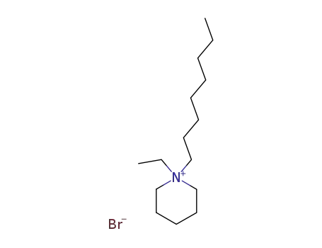 Molecular Structure of 23489-01-2 (1-ethyl-1-octylpiperidinium bromide)