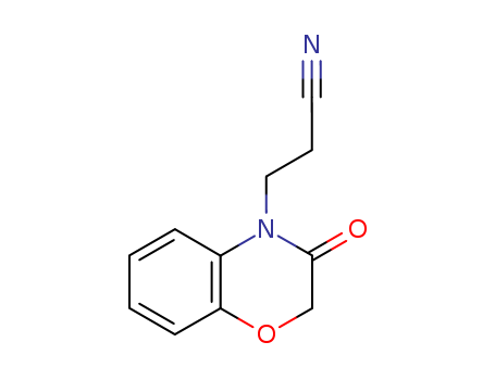 3-(2,3-DIHYDRO-3-OXOBENZO[B][1,4]OXAZIN-4-YL)PROPANENITRILE