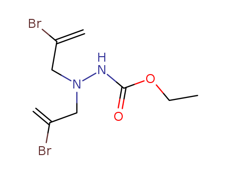Hydrazinecarboxylicacid, 2,2-bis(2-bromo-2-propen-1-yl)-, ethyl ester cas  24423-59-4