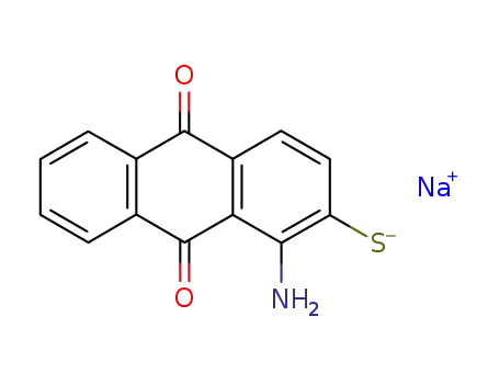 1-amino-2-mercapto-9,10-antraquinone sodium salt