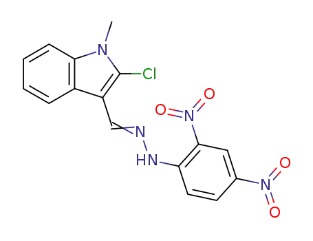 N-[(E)-(2-chloro-1-methylindol-3-yl)methylideneamino]-2,4-dinitroaniline