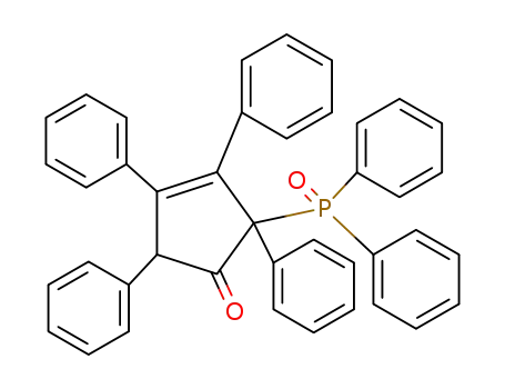 Molecular Structure of 24630-78-2 (2-Diphenylphosphinyl-2,3,4,5-tetraphenyl-3-cyclopenten-1-one)