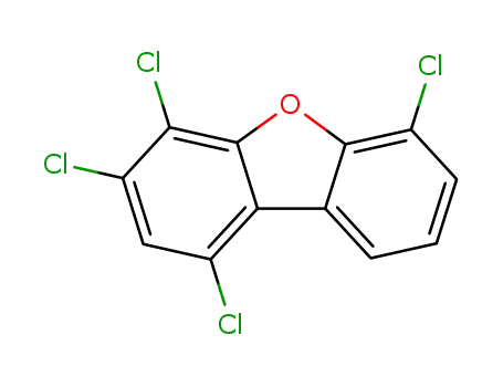 Molecular Structure of 83704-27-2 (1,3,4,6-tetrachlorodibenzofuran)