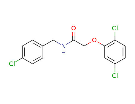 Acetamide,N-[(4-chlorophenyl)methyl]-2-(2,5-dichlorophenoxy)- cas  24727-38-6