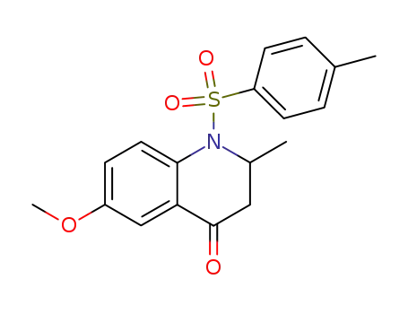 4(1H)-Quinolone, 2,3-dihydro-6-methoxy-2-methyl-1-(p-tolylsulfonyl)-