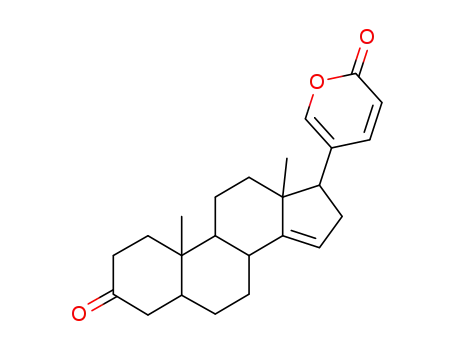Molecular Structure of 24183-14-0 (3-oxobufa-14,20,22-trienolide)
