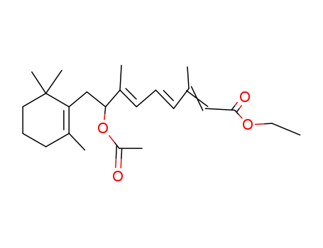 (2E,4E,6E)-8-Acetoxy-3,7-dimethyl-9-(2,6,6-trimethyl-cyclohex-1-enyl)-nona-2,4,6-trienoic acid ethyl ester