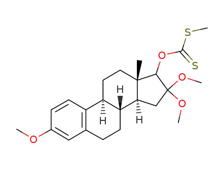 Dithiocarbonic acid S-methyl ester O-((8R,9S,13S,14S)-3,16,16-trimethoxy-13-methyl-7,8,9,11,12,13,14,15,16,17-decahydro-6H-cyclopenta[a]phenanthren-17-yl) ester