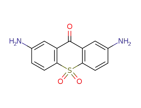 Molecular Structure of 24216-15-7 (2,7-diamino-9H-thioxanthen-9-one 10,10-dioxide)
