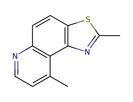 Molecular Structure of 3121-14-0 (Thiazolo[4,5-f]quinoline, 2,9-dimethyl- (7CI,8CI,9CI))