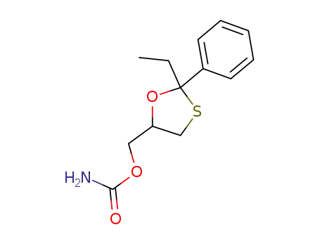 2-에틸-2-페닐-1,3-옥사티올란-5-메탄올 카바메이트