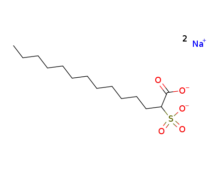 테트라데칸산, 2-설포-, 이나트륨 염