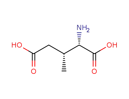 Molecular Structure of 6208-94-2 ((2R,3S)-3-Methylglutamic acid)