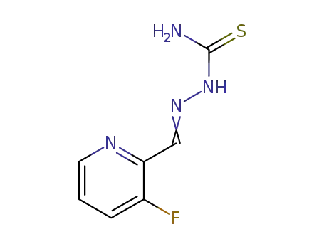 Molecular Structure of 31181-41-6 (3-fluoropyridine-2-carbaldehyde thiosemicarbazone)