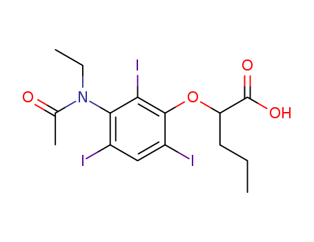 2-[3-(N-Ethylacetylamino)-2,4,6-triiodophenoxy]valeric acid