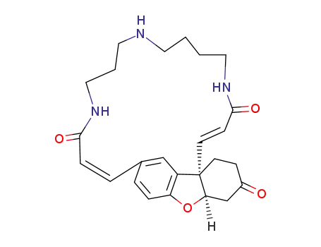 17,19-Etheno-22H-benzofuro(3a,3-n)(1,5,10)triazacycloeicosine-3,14,22-trione, 4,5,6,7,8,9,10,11,12,13,20a,21,23,24-tetradecahydro-, (1E,15E,20aR,24aS)-rel-