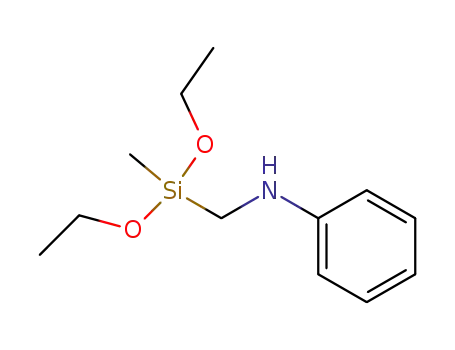 Molecular Structure of 2452-94-0 (anilinomethyl-(diethoxymethyl)silicon)