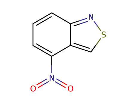 Molecular Structure of 24245-98-5 (4-nitro-2,1-benzothiazole)