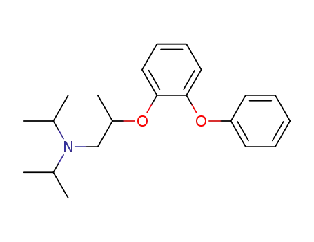 Molecular Structure of 24588-90-7 (2-(2-phenoxyphenoxy)-N,N-di(propan-2-yl)propan-1-amine)