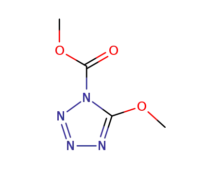 1H-테트라졸-1-카르복실산,5-메톡시-,메틸에스테르(9CI)
