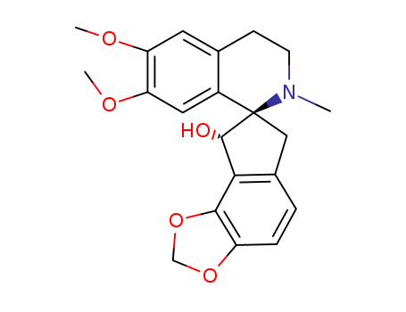 Spiro[7H-indeno[4,5-d]-1,3-dioxole-7,1'(2'H)-isoquinolin]-8-ol,3',4',6,8-tetrahydro-6',7'-dimethoxy-2'-methyl-, (1'S,8R)-