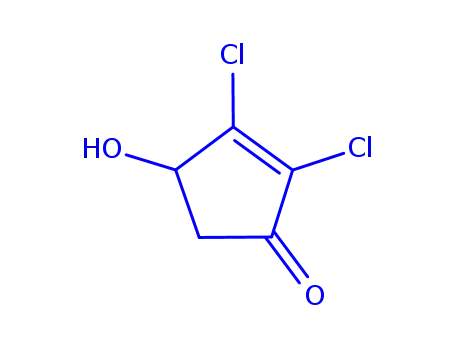 2-Cyclopenten-1-one,  2,3-dichloro-4-hydroxy-