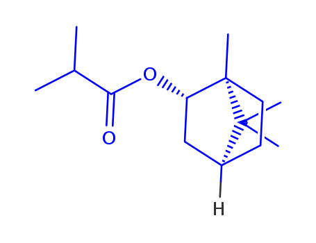 endo-(-)-1,7,7-Trimethylbicyclo(2.2.1)hept-2-yl isobutyrate
